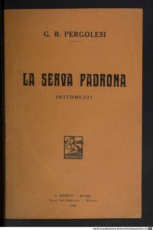La serva padrona