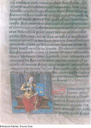 Miniatur und Text, fol. 7r
