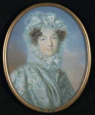 Miniaturbildnis der Gräfin J. Harrach