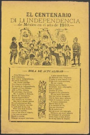El centenario de la independencia de México en el año de 1910