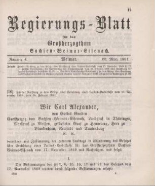 16. Fünfter Nachtrag zu dem Gesetze über Errichtung einer Landes-Kreditkasse vom 17. November 1869