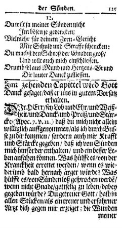 Im zehenden Capittel wird Gott Danck gesaget/ daß er uns in gutem Vorsatz erhalten.
