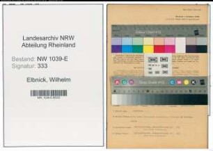 Entnazifizierung Wilhelm Elbnick , geb. 09.11.1894 (Lohnbuchhalter)