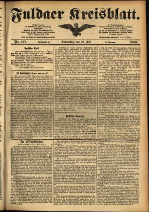 Ausgabe vom Donnerstag, den 23. Juli 1908.