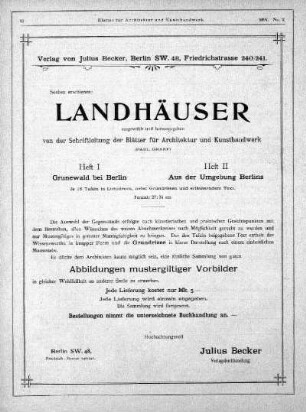 Landhäuser