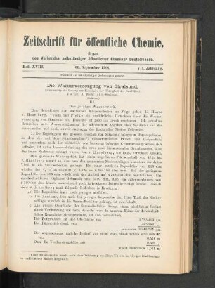 Heft XVIII. 30. September 1901.