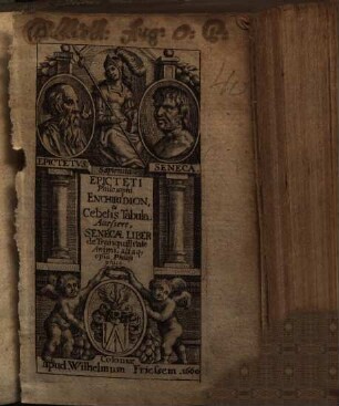 Enchiridion, ac Cebetis Tabula