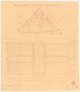 Nordfriedhof, Düsseldorf: Belegungsplan, Grundriss