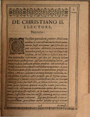 De vita, gestis atque obitu Christiani II. Saxoniae ducis
