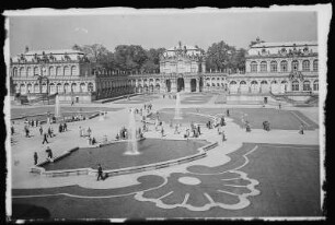 Dresden. Anlagen im Zwinger