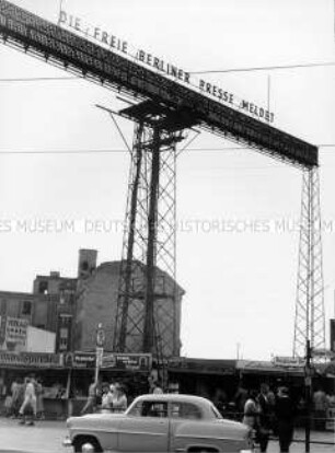Verkaufsstände am Potsdamer Platz/Potsdamer Straße