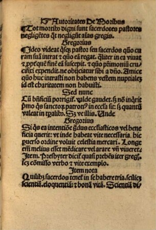 Autoritates notabiles de castitate et moribus