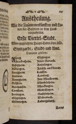847-850, Austheilung.