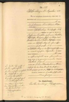 Standesamtsbuch der Stadt Aschaffenburg: Geburten 365/1900 - 184/1901