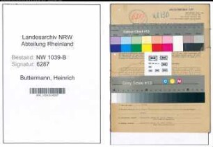 Entnazifizierung Heinrich Buttermann , geb. 16.04.1894 (Gastwirt)