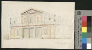 Repräsentatives Gebäude in klassizistischem Stil vermutlich auf den Champs-Élysées (Paris)