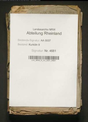 Gegenseitige Auslieferung von Holzfrevlern zwischen Kurköln und Kurtrier