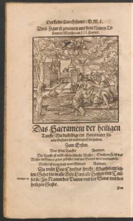 Das Sacrament der heiligen Tauffe ...
