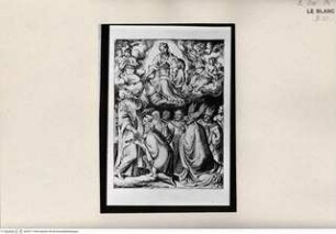 "Passio Domini Jesu Christi.Julii Bonasonis Opus", Die Verkündigung (Blatt 3)
