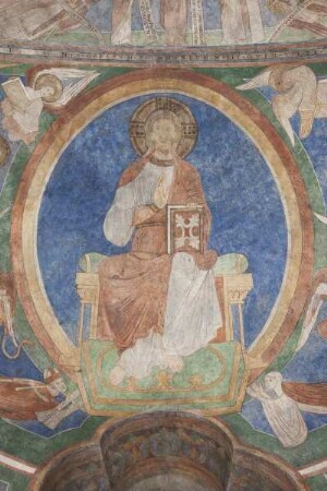 Das neue Jerusalem — Majestas Domini mit Heiligen und Stiftern — Majestas Domini