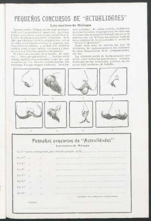 Pequeños concursos de "Actualidades" : Las narices de Málaga