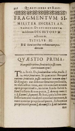 Fragmentum Similiter Incerti Authoris Distinctionum in librum Digestorum octavum.