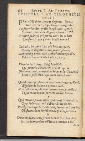 Epistola II. Ad Thimotheum.
