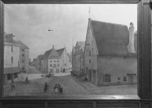Der Alte Markt in Reval vor der Errichtung der Scheelschen Bank