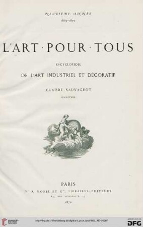9: L' art pour tous: encyclopédie de l'art industriel et décoratif