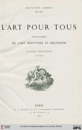 9: L' art pour tous: encyclopédie de l'art industriel et décoratif