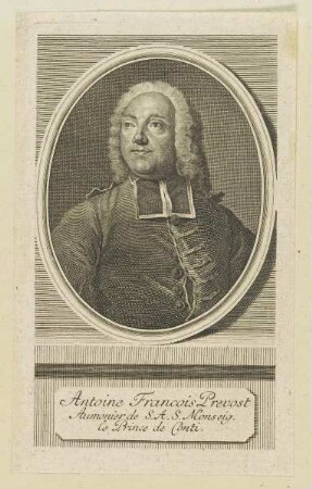 Bildnis des Antoine Francois Prevost