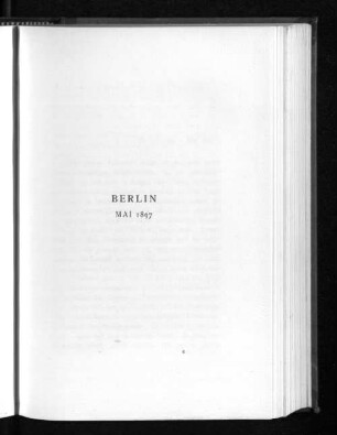 Berlin, den 1. Mai 1897