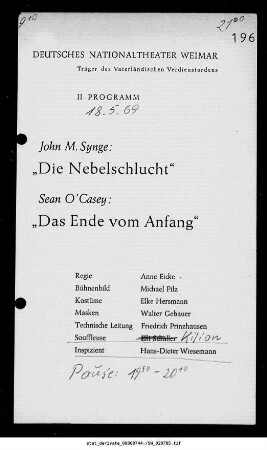 "Das Ende vom Anfang"