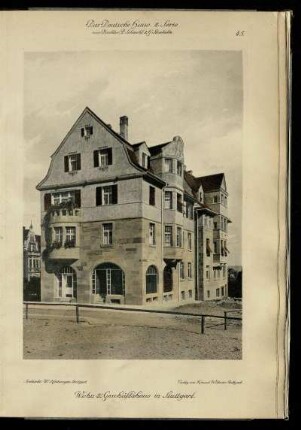 Wohn- & Geschäftshaus in Stuttgart.