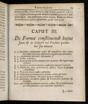 63-89, Caput III. De Forma constituendi hujus