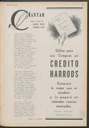 Cantar : Junto a la cuna de Alberto Néstor Fernández Calvo
