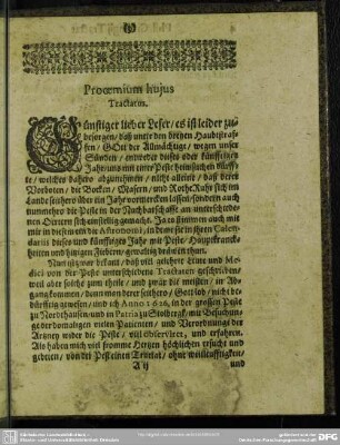 Prooemium hujus Tractatus