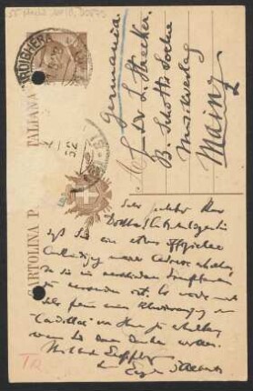 Brief an Ludwig Strecker und B. Schott's Söhne : 26.05.1928