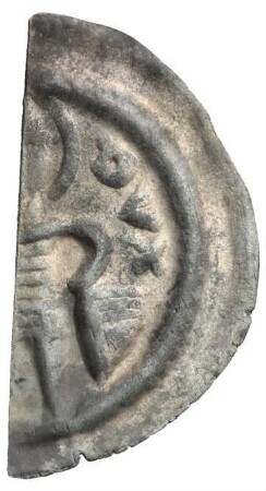 Fundmünze, Brakteat, Moritzpfennig, 1232 - 1253