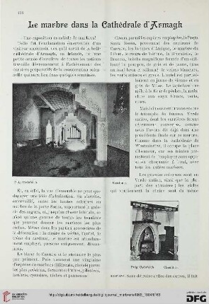 1: Le marbre dans la Cathédrale d'Armagh