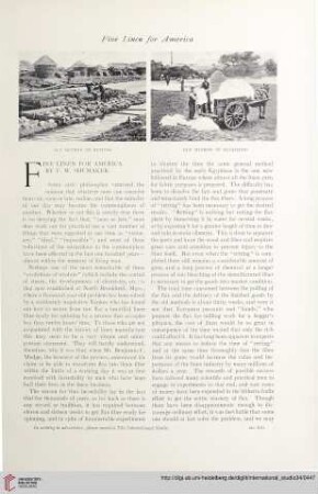 Advertisement: Fine linen for America