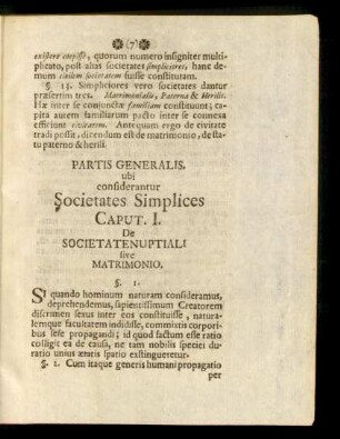 Partis Generalis ubi considerantur Societates Simplices