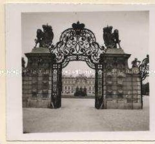 Wien, Eingang zum Schloss Belvedere