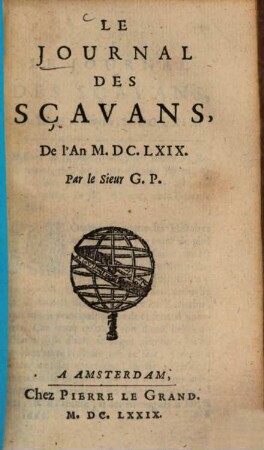 Journal des sçavans. 1669 (1679)