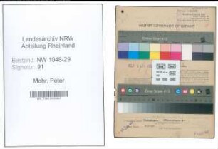 Entnazifizierung Peter Mohr , geb. 16.06.1889 (Beamter)