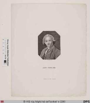 Bildnis Georg Joseph Vogler, gen. Abt Vogler