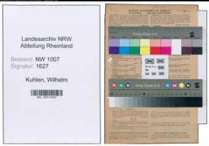 Entnazifizierung Wilhelm Kuhlen , geb. 21.12.1913 (Landwirt)