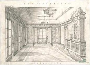 Fischer, Theodor; München, Arcisstr. 20; Haus Jagenberg - Musikzimmer (Perspektive)