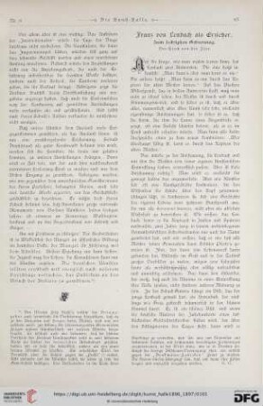 2: Franz von Lenbach als Erzieher : zum sechzigsten Geburtstag