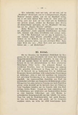 XI. Schluß